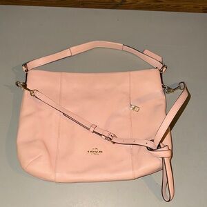 Coach Blush Pink Leather Shoulder Bag